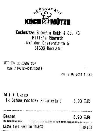stna H�ffner Kochm�tze Restaurant